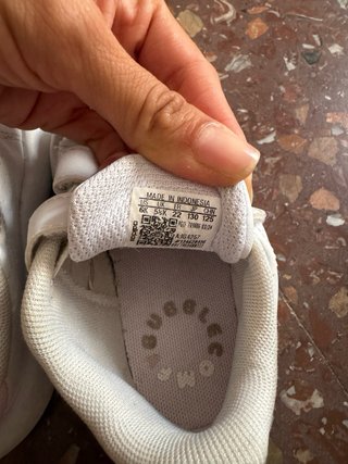 Zapatillas Adidas Talla 22 Velcro Blancas