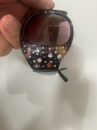 Gafas de sol carey con brillantes