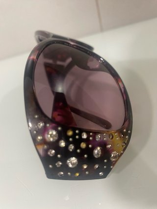 Gafas de sol carey con brillantes