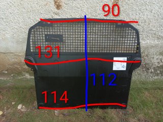 Reja separación Citroen berlingo