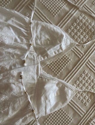 Blusa bordada blanca