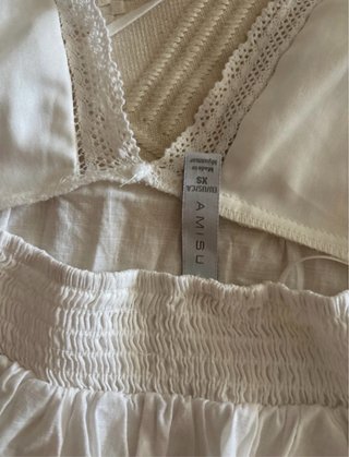 Blusa bordada blanca