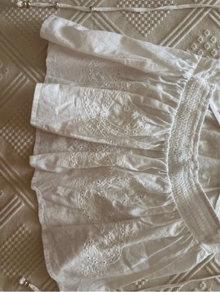 Blusa bordada blanca