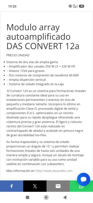 DAS Line array Convert 12A