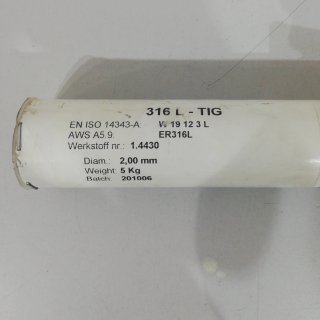 Barnilla inox | Varilla inox TIG -316L