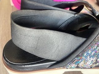 Sandalias T38 de piel – Made in Italy-Plataforma