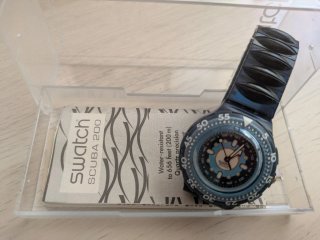 Orologio Swatch SCUBA 200 Abyss SDN116 Blu