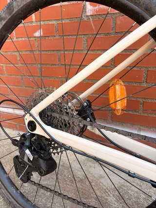 Bicicleta gravel AF SRAM apex beis 1x12v Van Rysel