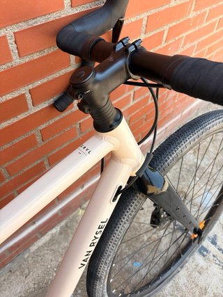 Bicicleta gravel AF SRAM apex beis 1x12v Van Rysel