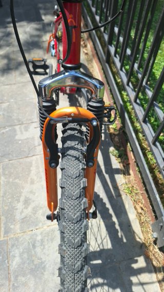 Bicicleta Infantil Btwin 24 Roja