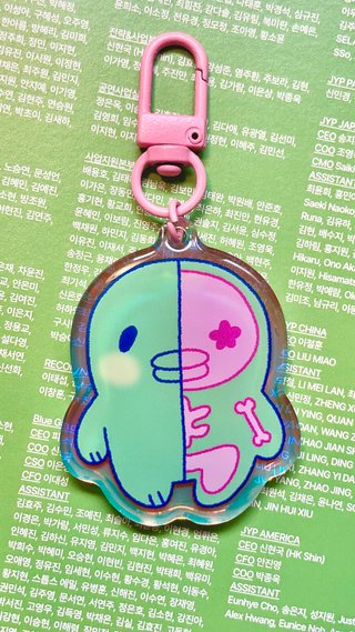 Llaveros Tamagotchi bones (holografico)
