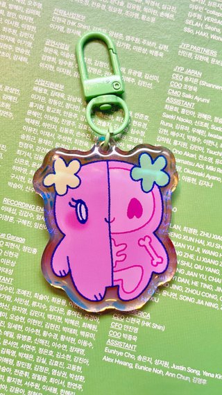 Llaveros Tamagotchi bones (holografico)