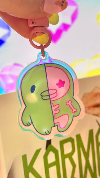 Llaveros Tamagotchi bones (holografico)