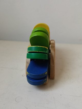 Riccio giocattolo in legno DIDA colorato