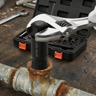 Extractor de tubos, 9 piezas de acero pesado extra