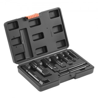 Extractor de tubos, 9 piezas de acero pesado extra