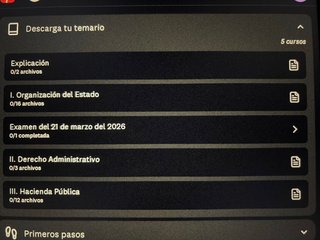 Apuntes AGENTE DE HACIENDA todos los temas