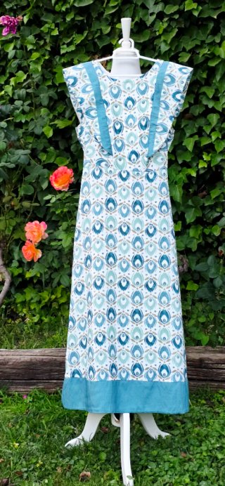 Precioso vestido midi evento estampado