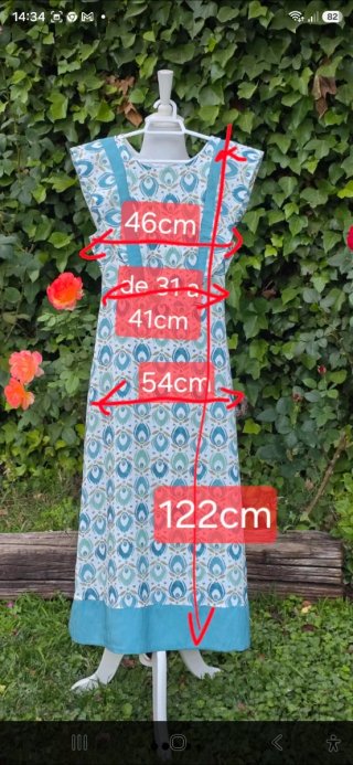 Precioso vestido midi evento estampado