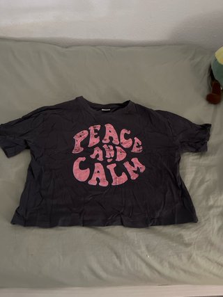Camiseta Zara Peace and Calm Talla Única