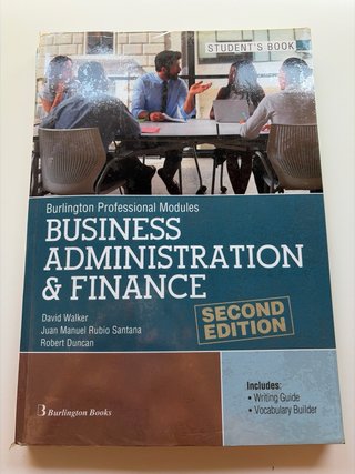 Business Administration Finance Sts 2 Ed (ciclo...