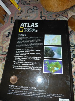 Libro Atlas National Geographic - Europa I