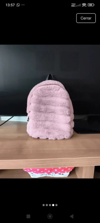 2 mochilas-bolsos de pelito ideal para niñas
