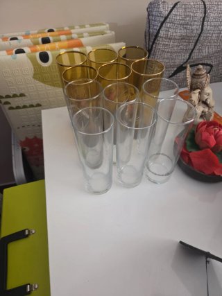 12 Vasos tubo