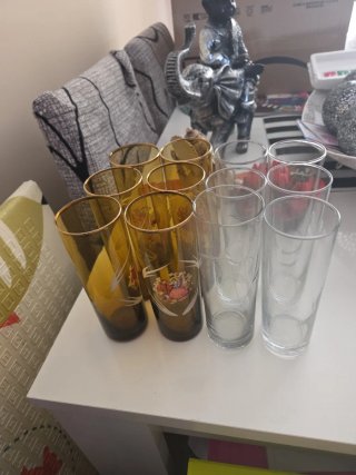 12 Vasos tubo
