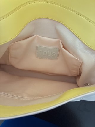 Bolso Tous Blanco y Amarillo Sin Estrenar
