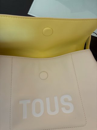 Bolso Tous Blanco y Amarillo Sin Estrenar