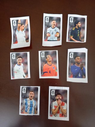 8 Cromos Coca-Cola