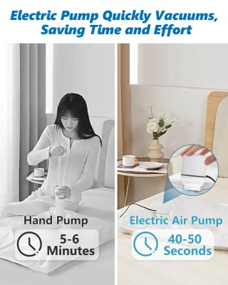 Bolsas al vacio con bomba electrica