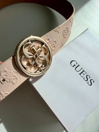 Cinturón Guess Rosa  y Dorado Nuevo