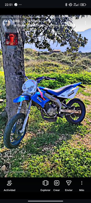 Moto DERBI DRD RACING 49cc + Accesorios