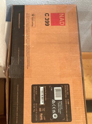 Amplificador nuevo nad c399 el mas alto de la gam