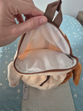 Mochila Peluche Perro Pepe
