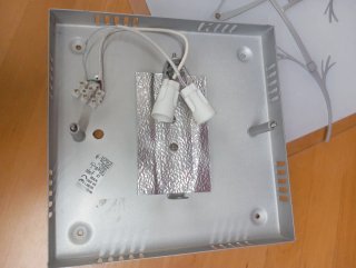 Lámpara de techo cristal