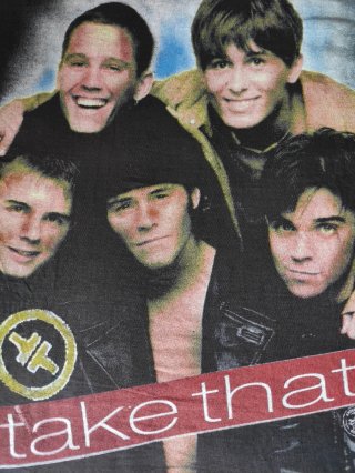 Take That T Shirt Vintage 90s All Over Print Pop