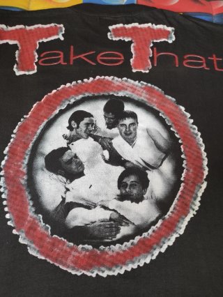 Take That T Shirt Vintage 90s All Over Print Pop