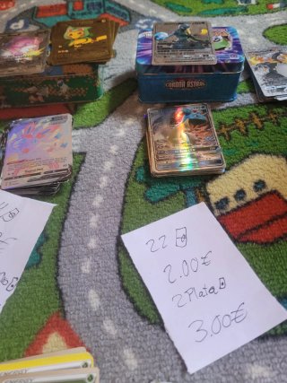 Lote Cartas Pokémon Falsas