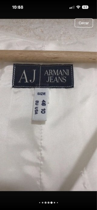 Vestido Armani Jeans talla 10 USA.