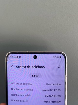 Samsung Galaxy S21 FE 5G 128GB TAL CUAL LA FOTO