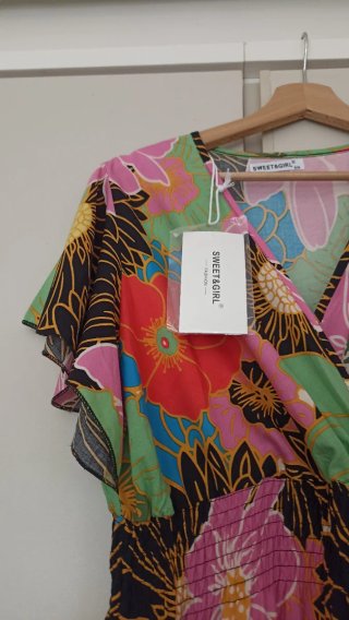 Abito lungo a fiori