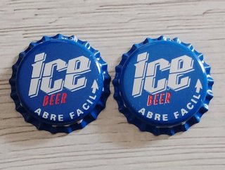 2 Chapas Cerveza San Miguel Ice