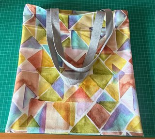 Bolsa de tela de algodón para llevar en el bolso.