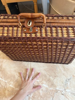 Cesta maletin para picnic