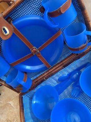 Cesta maletin para picnic