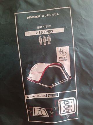 Tienda de campaña Quechua 2 Seconds