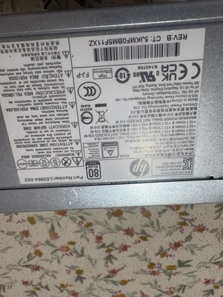 2 Fuentes Alimentación HP 310W